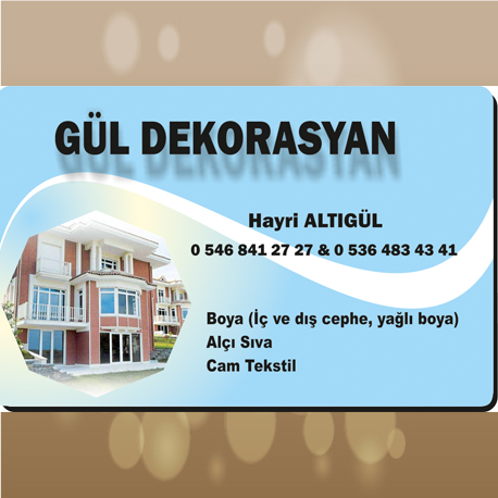 ÇİFT YÖN RENKLİ BASKILI TEK YÖN ALTIN YALDIZ VE GOFRELİ KARTVİZİT 